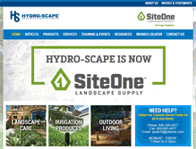 Tablet Screenshot of hydroscape.com